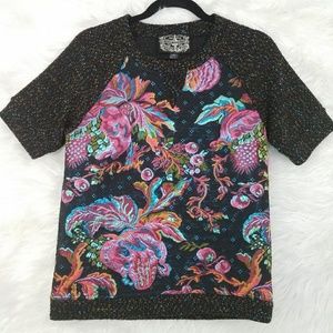 COPY - Anthropologie Floral shirt Size M